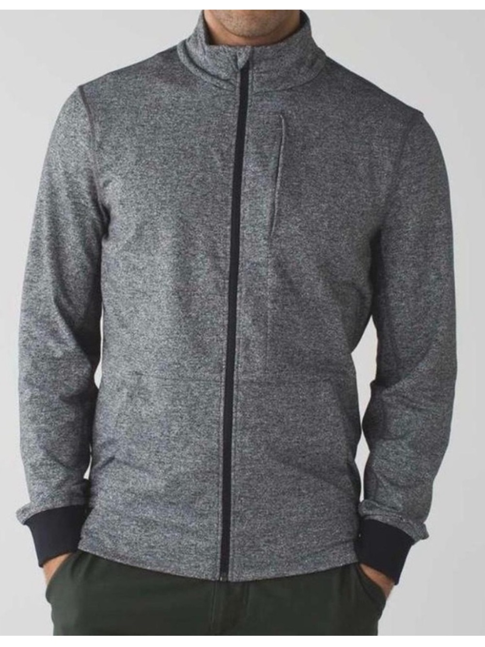 Lululemon | Mens PrePost Jacket in Heathered‎ Gray Black XXL - Picture 3 of 11